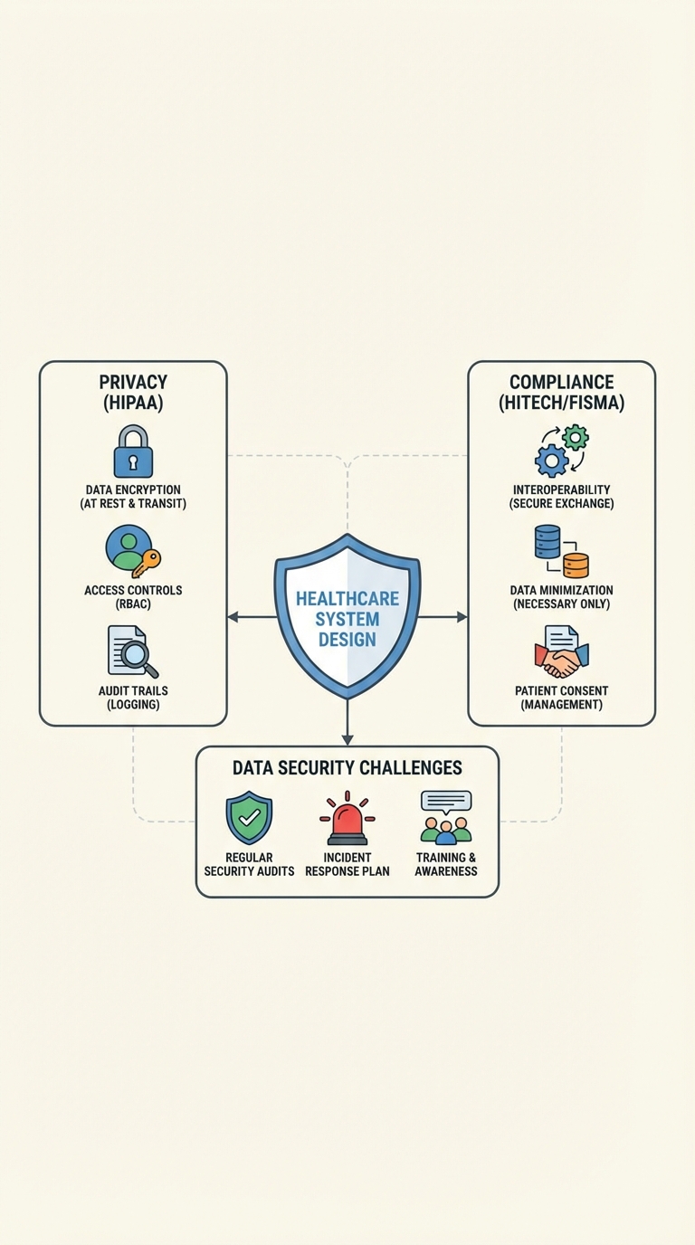 Healthcare system design diagram