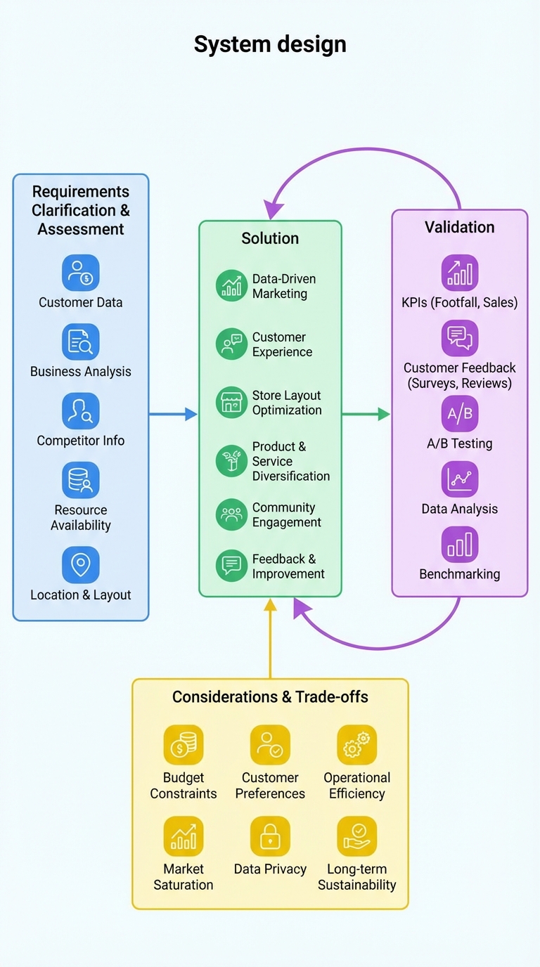 A/B testing diagram