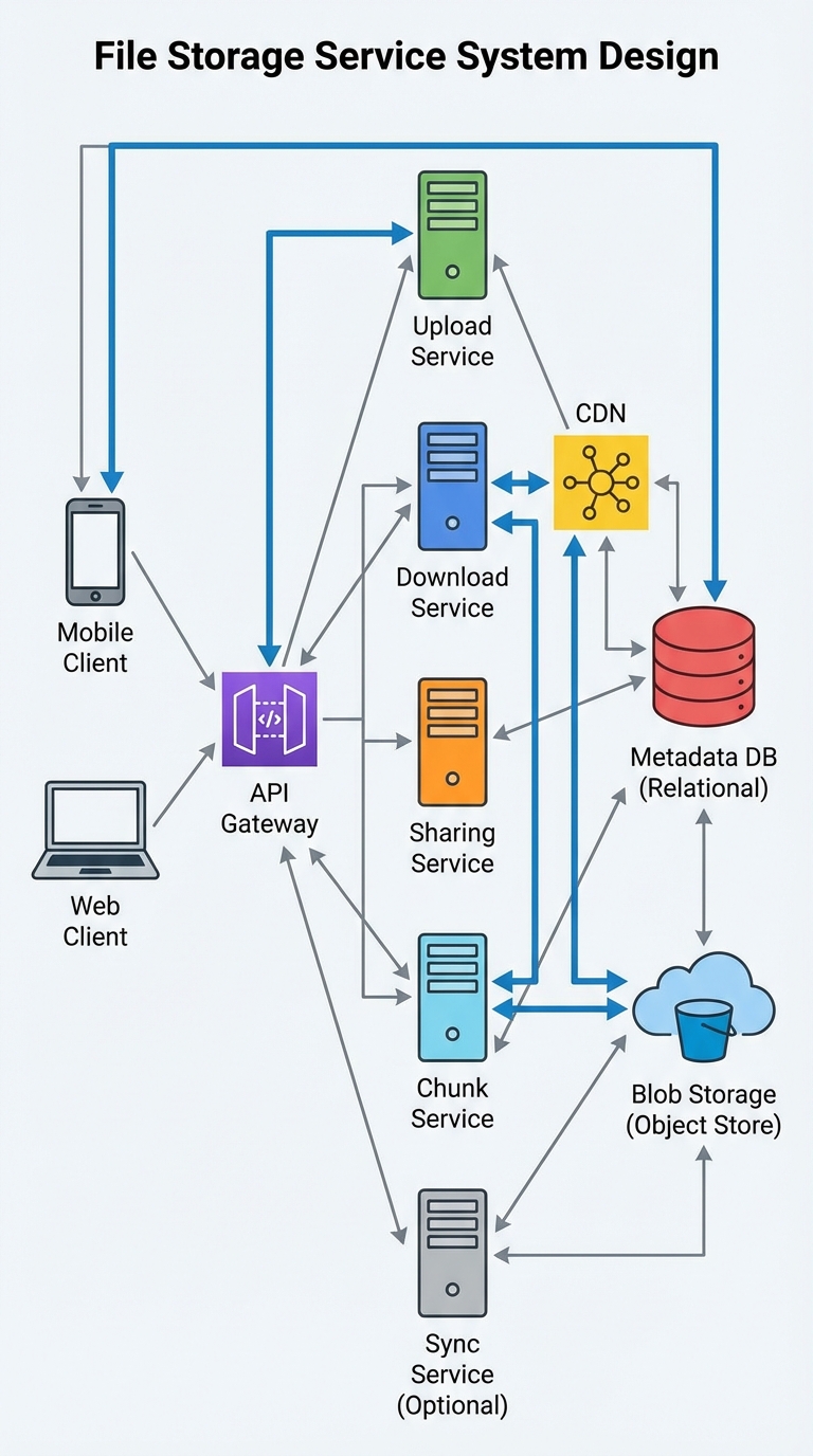 Chunked upload diagram