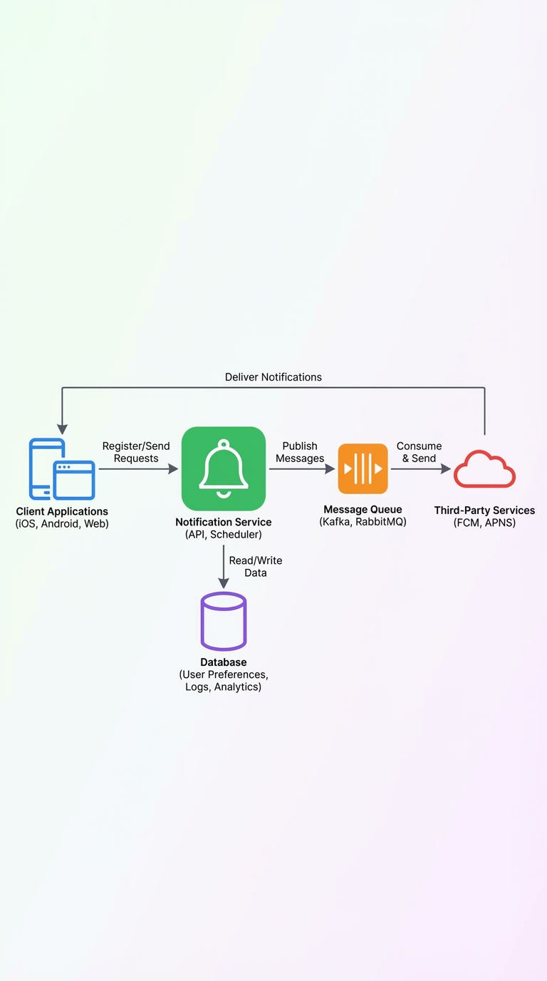 Push notification architecture