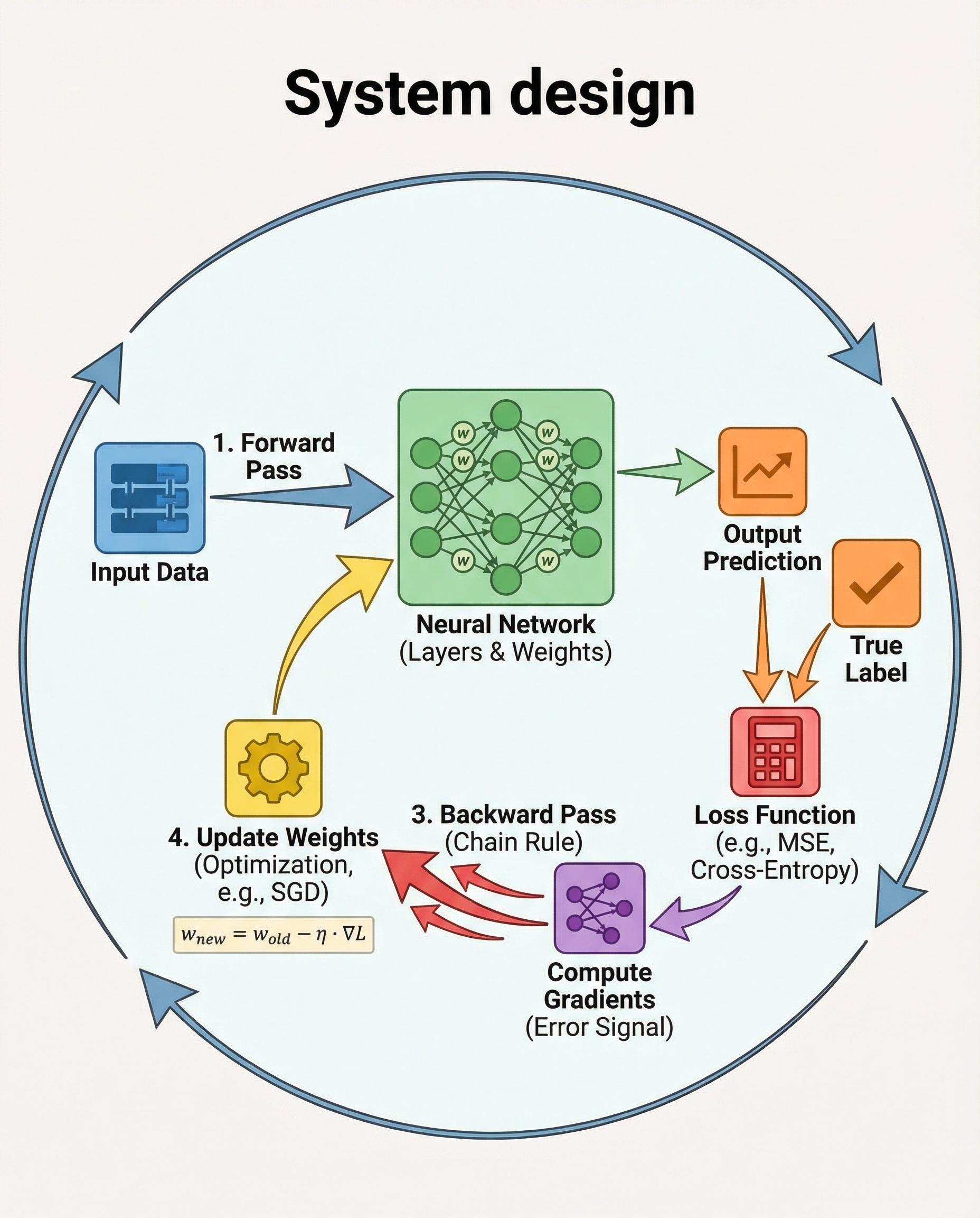 Backpropagation diagram
