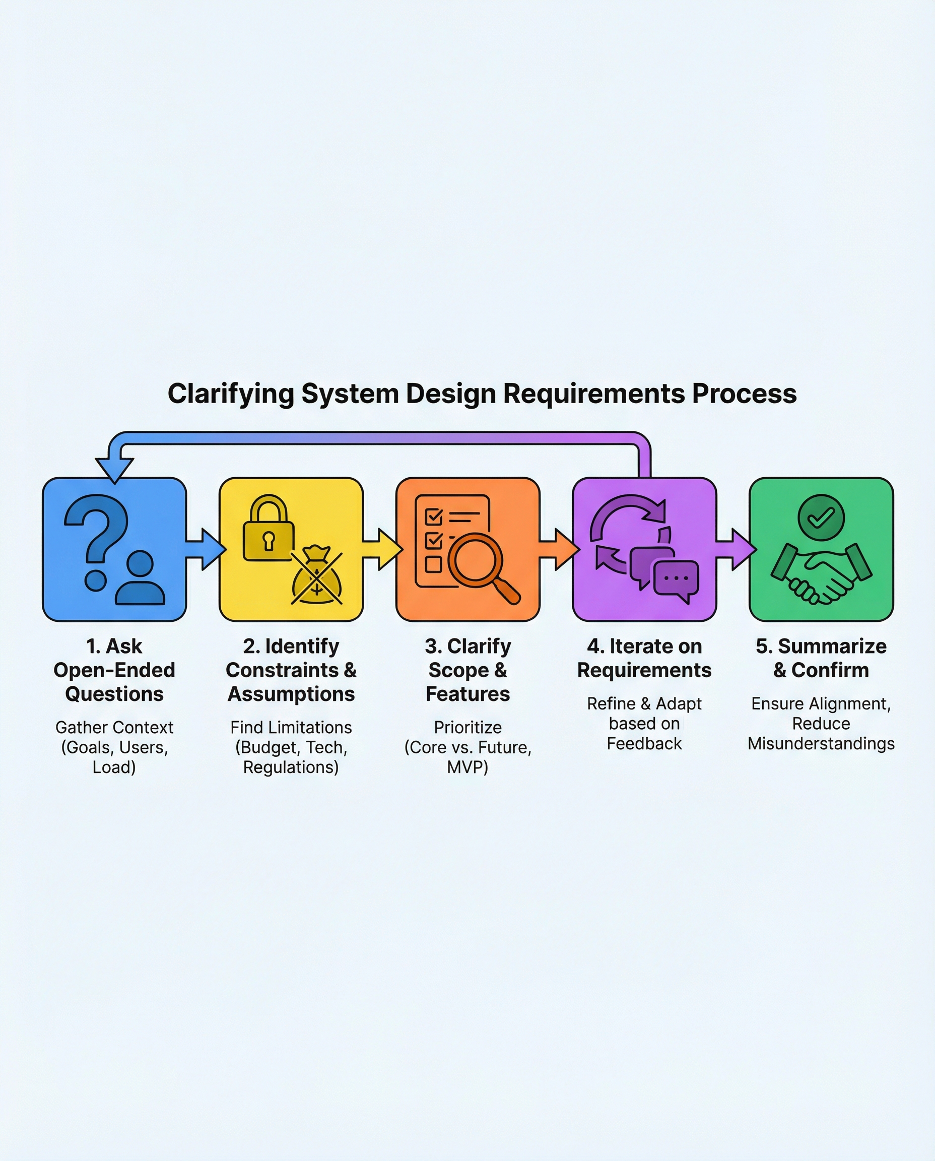System design interview checklist