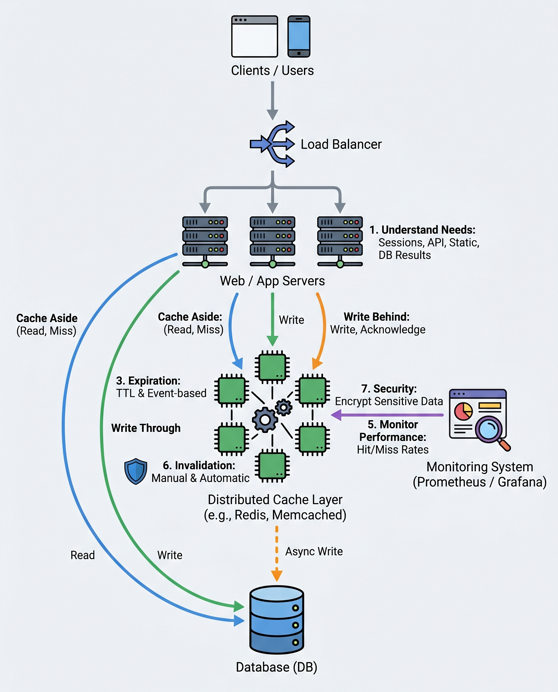 Caching diagram